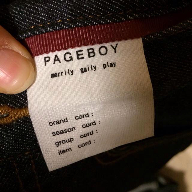 PAGEBOY(ページボーイ)のデニムタイトスカート レディースのスカート(ひざ丈スカート)の商品写真