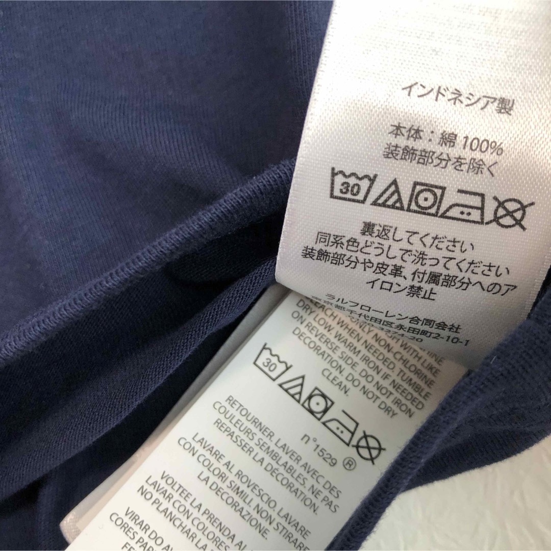 新作◇ラルフローレン ビッグポニー半袖Tシャツ ネイビー L/160