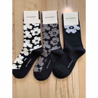 マリメッコ(marimekko)の値下げ人気柄marimekko新品　マリメッコソックス　レディース靴下3足セット(ソックス)