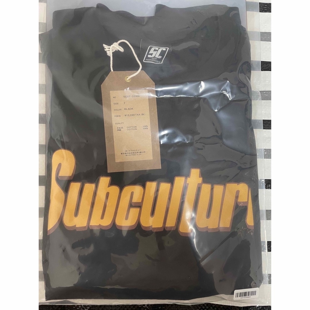 最終値下げ!SUBCULTURE T-SHIRT /BLACK サブカルチャー