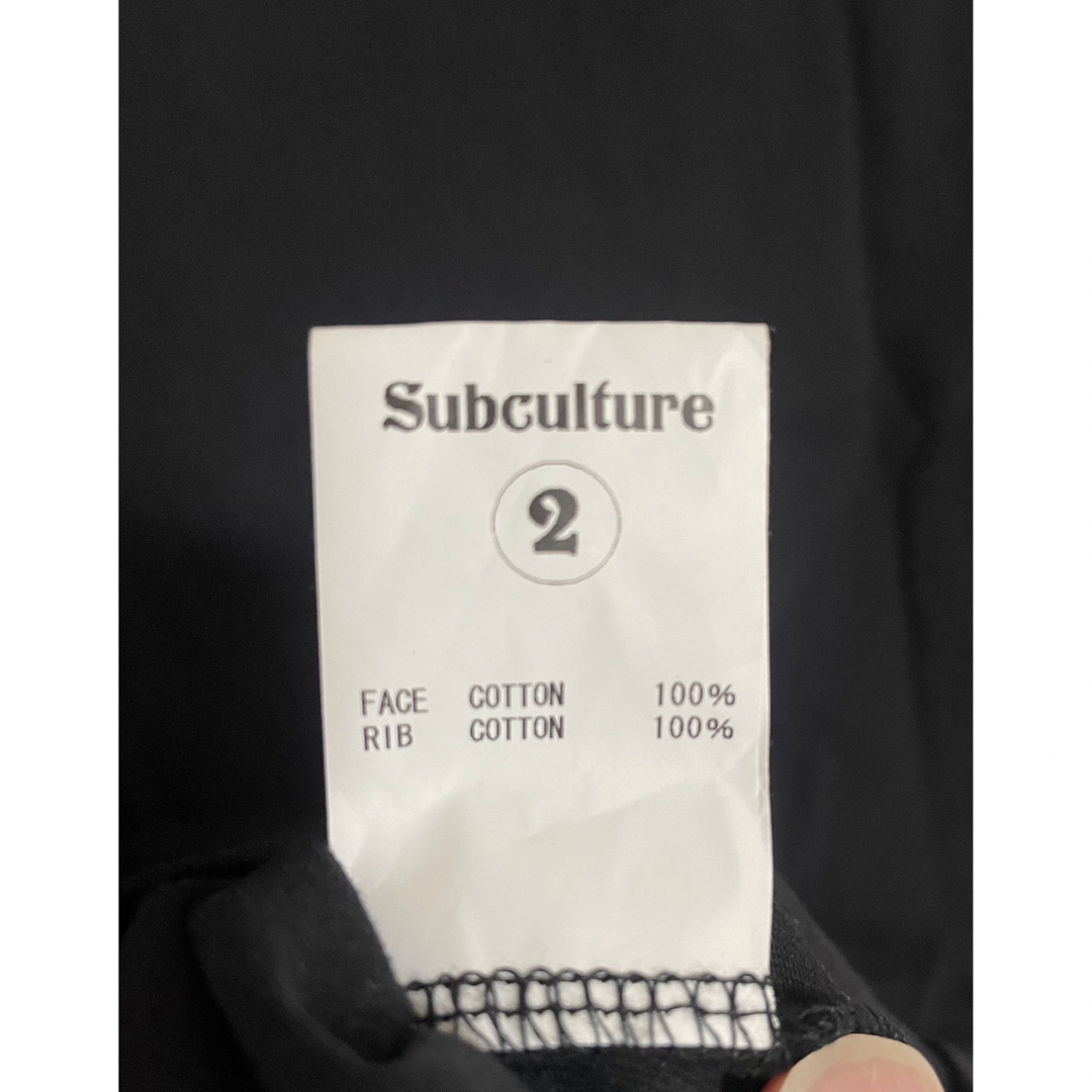 最終値下げ!SUBCULTURE T-SHIRT /BLACK サブカルチャー