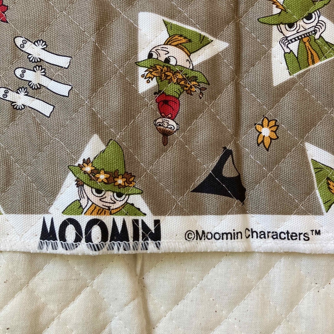 MOOMIN(ムーミン)のムーミン　リトルミー　スナフキン　キルティング生地 ハンドメイドの素材/材料(生地/糸)の商品写真