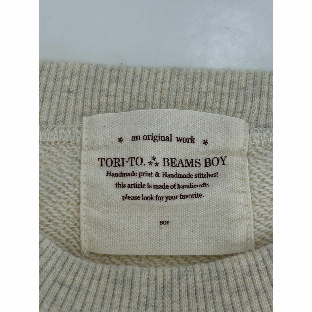 TORI-TO × BEAMS BOY クルーネック スウェット M H0918 7