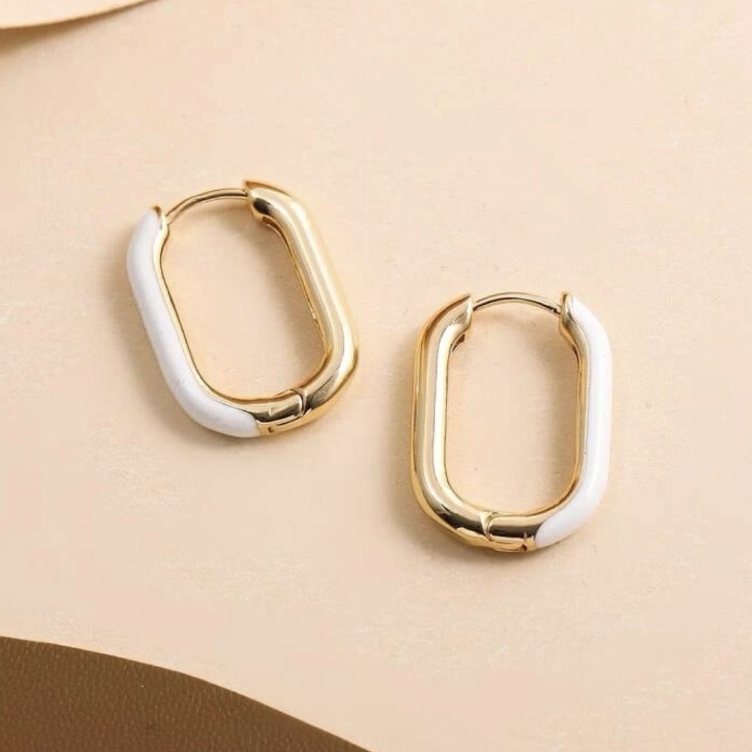 L'Appartement DEUXIEME CLASSE(アパルトモンドゥーズィエムクラス)の【W square design pierce】#815 18k SALE‼️ レディースのアクセサリー(ピアス)の商品写真