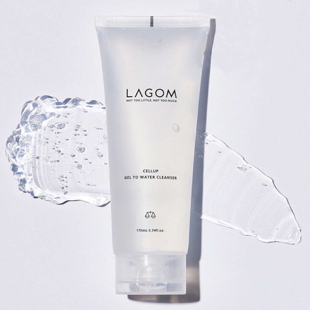 LAGOM(ラーゴム)のLAGOM(ラゴム) ラゴム ジェルトゥウォーター クレンザー 170mlx3個 コスメ/美容のスキンケア/基礎化粧品(洗顔料)の商品写真