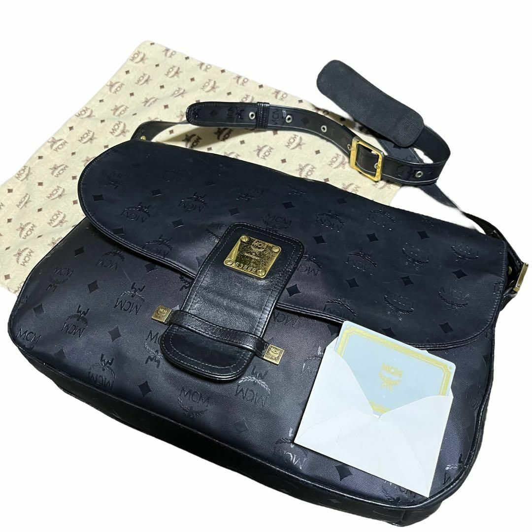 MCM - 【極美品✨】MCM ショルダーバッグ ヴィセトス柄 ロゴ刻印 pvc