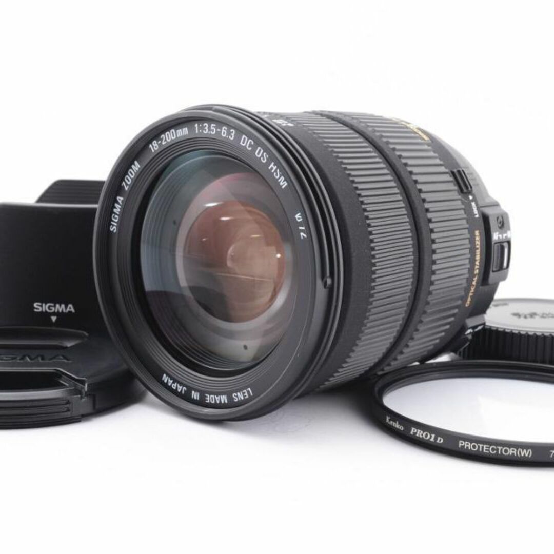 新品級 シグマ 18-200mm 3.5-6.3 DC OS HSM C293 スマホ/家電/カメラのカメラ(レンズ(ズーム))の商品写真