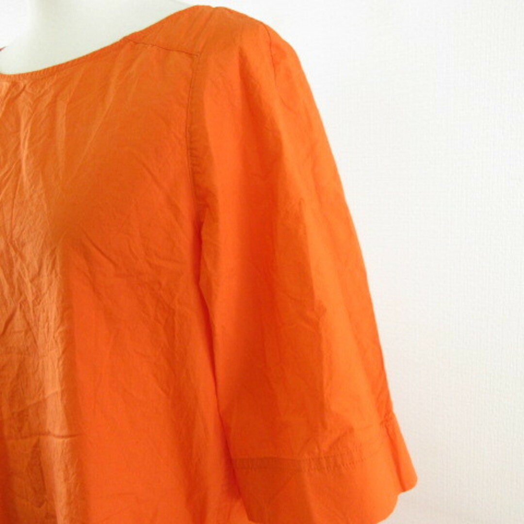 COS(コス)のコス COS ワンピース 七分袖 ひざ丈 オレンジ 36 *A274 レディースのワンピース(ひざ丈ワンピース)の商品写真
