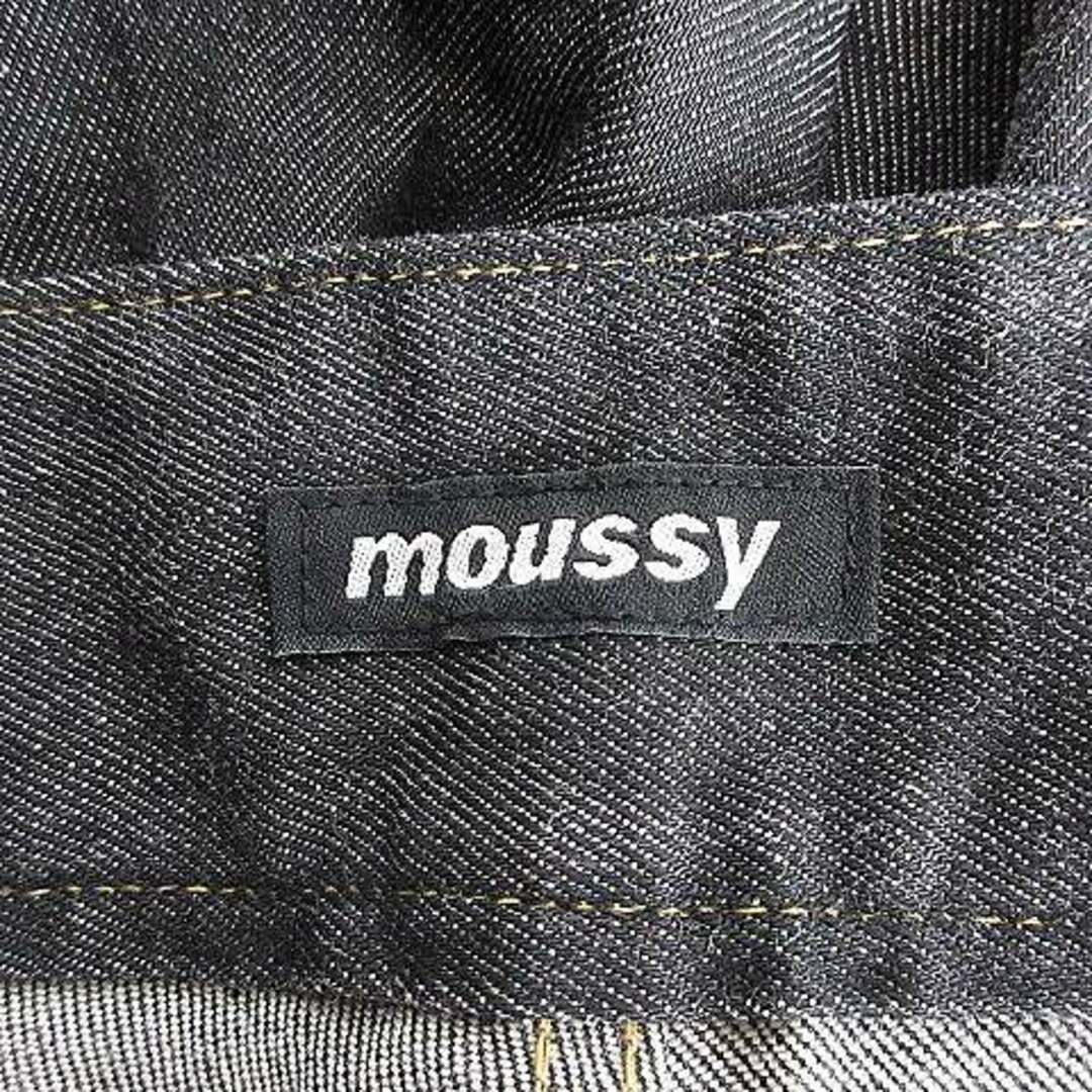 moussy(マウジー)のマウジー デニムパンツ ジーンズ ローライズ コットン 無地 27 ダークグレー レディースのパンツ(デニム/ジーンズ)の商品写真