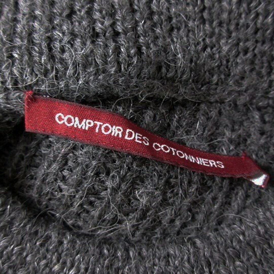 Comptoir des cotonniers(コントワーデコトニエ)のコントワーデコトニエ ニット セーター 長袖 モックネック 無地 XS グレー レディースのトップス(ニット/セーター)の商品写真