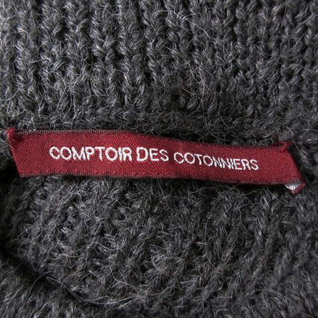 Comptoir des cotonniers(コントワーデコトニエ)のコントワーデコトニエ ニット セーター 長袖 モックネック 無地 XS グレー レディースのトップス(ニット/セーター)の商品写真