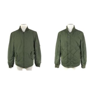 ユナイテッドアローズグリーンレーベルリラクシング(UNITED ARROWS green label relaxing)のグリーンレーベルリラクシング ダウンジャケット ブルゾン 長袖 XL カーキ(ダウンジャケット)