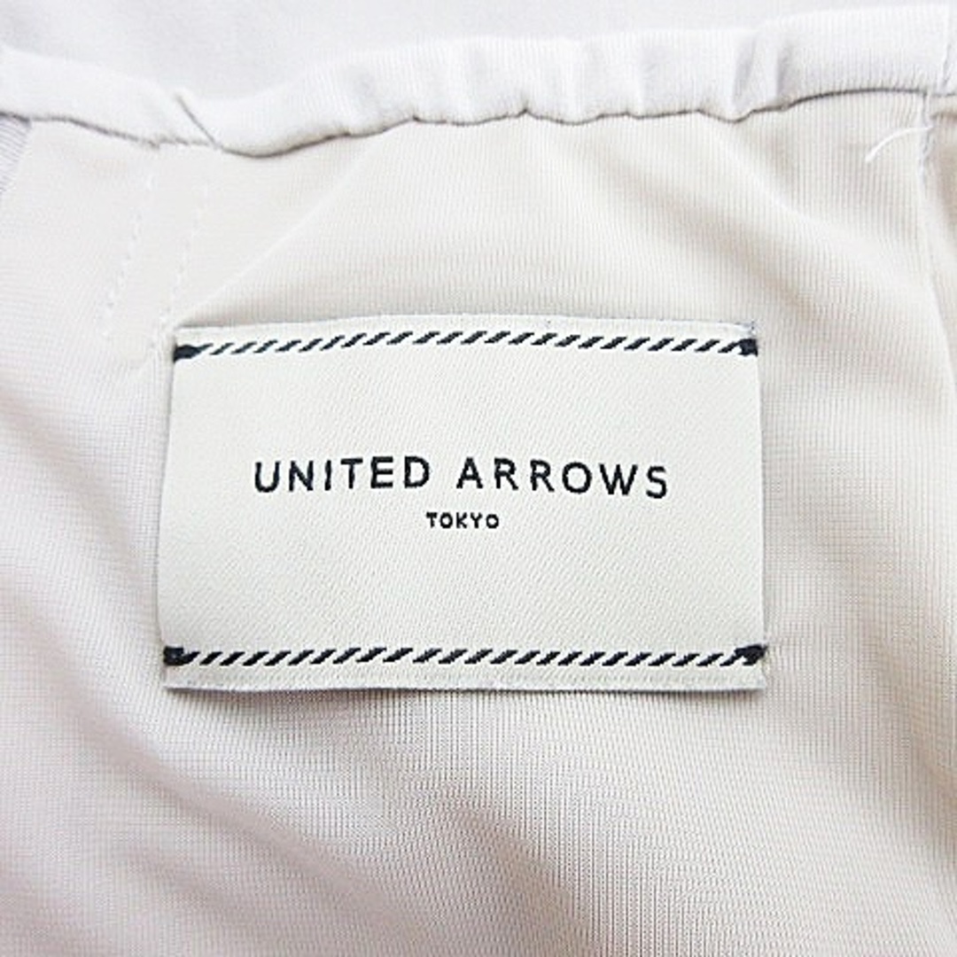 UNITED ARROWS(ユナイテッドアローズ)のユナイテッドアローズ スカート タイト ひざ丈 コットン 無地 ライトグレー レディースのスカート(ひざ丈スカート)の商品写真