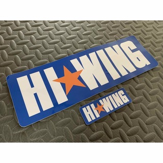 送料無料【HI☆WING】ハイウイング 防水ステッカー 2枚セット デコトラ日野(トラック・バス用品)