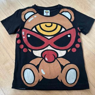 ヒステリックミニ(HYSTERIC MINI)のブラウンテディビッグT(Tシャツ/カットソー)