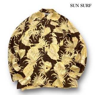 サンサーフ(Sun Surf)の【SUN SURF】サンサーフ アイランドパイナップル レーヨン長袖アロハシャツ(シャツ)