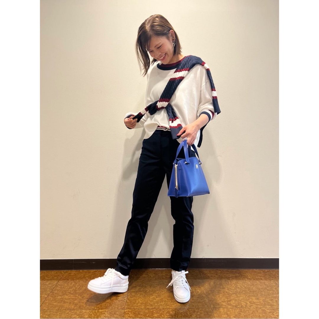TOMMY HILFIGER - TOMMY HILFIGERニット グローバルストライプクルー