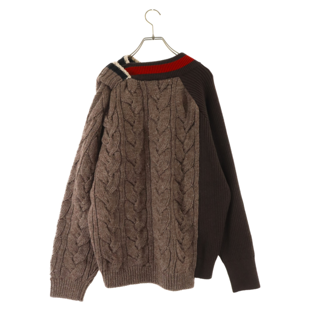 kolor - kolor カラー 21AW CRAZY PATTERN KNIT ビッグケーブル