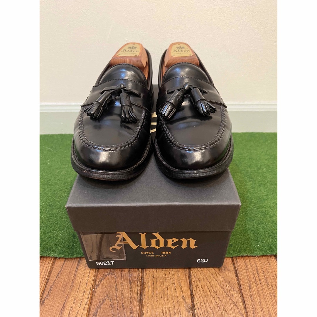 オールデン　alden  コードバン　6217 タッセルローファー　US6.5D