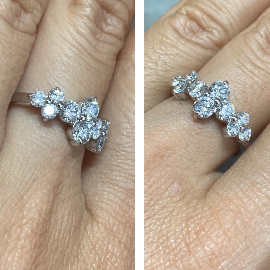 K18 計1.4ct とても綺麗なダイヤモンドのリング　指輪