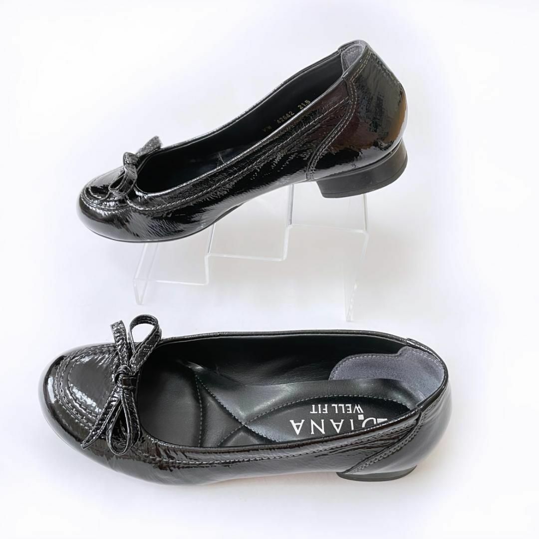 DIANA(ダイアナ)の【美品❤️】ダイアナ パンプス  21.5cm ブラック エナメル レディースの靴/シューズ(ハイヒール/パンプス)の商品写真