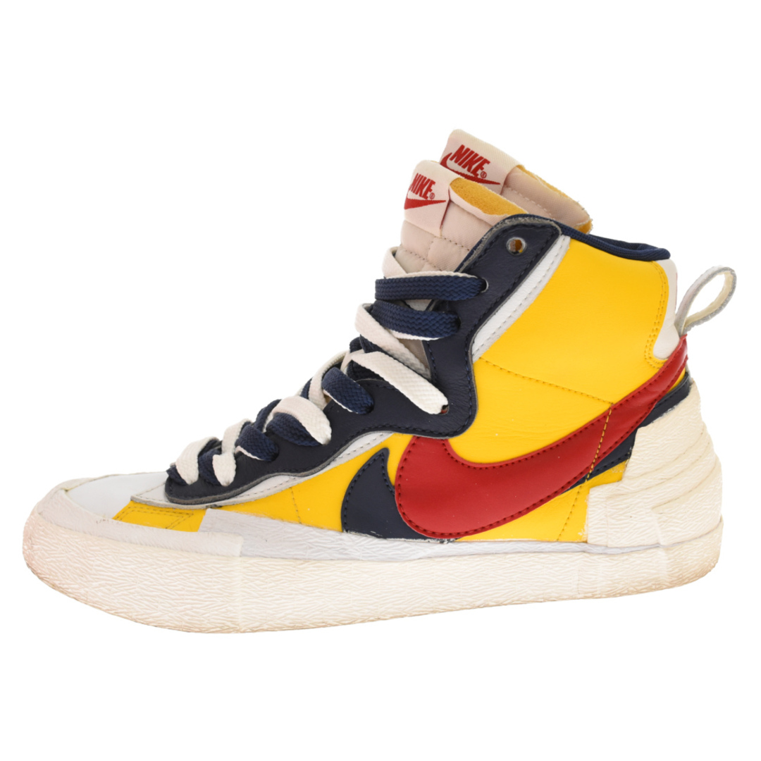 NIKE ナイキ ×SACAI BLAZER MID サカイ ブレーザーミッド ハイカットスニーカー BV0072-700 イエロー US7.5/JP25.5cm285センチワイズ