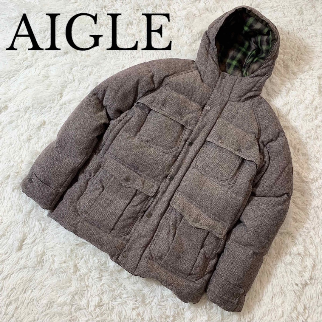 希少!】エーグル AIGLE ダウン ダウンジャケット-