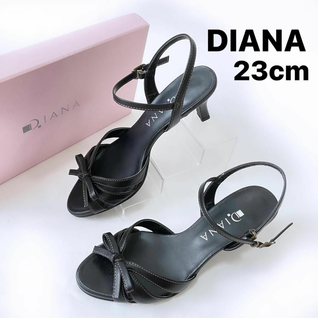 DIANA - 【美品❤️】DIANA サンダル パンプス 23cm ブラックの通販 by