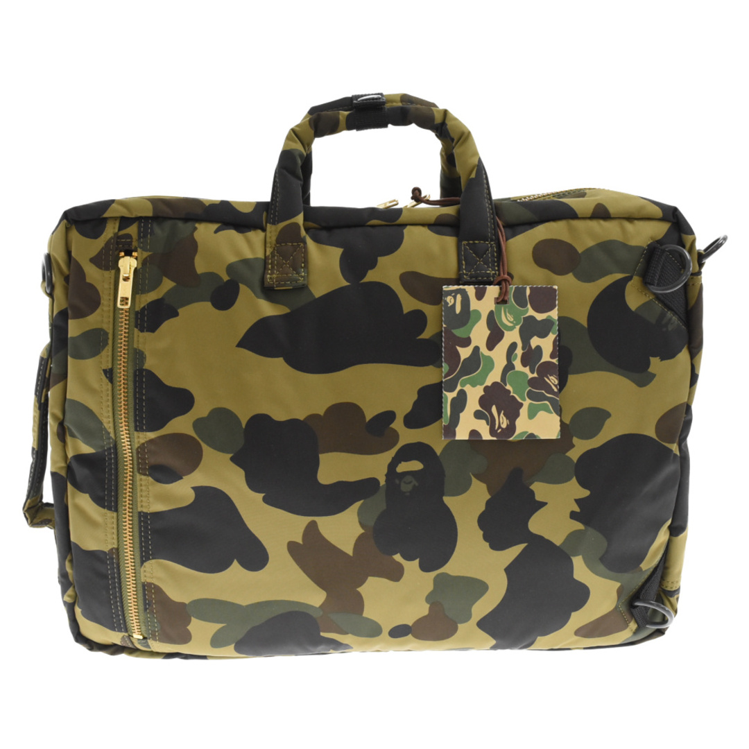 A BATHING APE アベイシングエイプ ×PORTER 1st CAMO 3WAY BRIEFCASE ファーストカモ スリーウェイ ブリーフケース バッグ グリーン