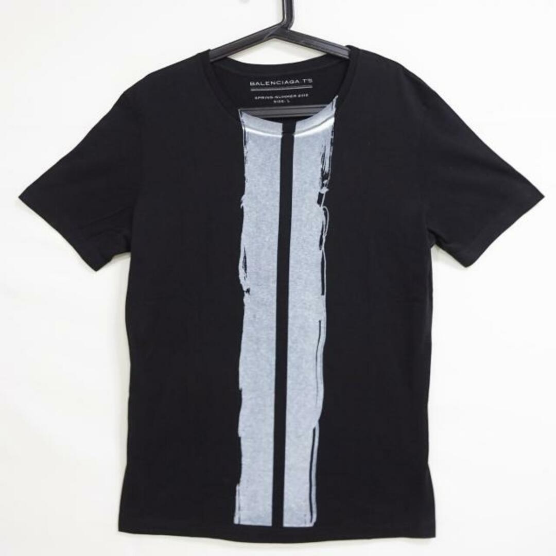 バレンシアガ　黒　半袖Tシャツ　Lサイズ