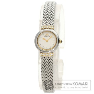 セイコー(SEIKO)のSEIKO 1E70-0100 GKTE010 クレドール ラグダイヤモンド 腕時計 SS SS SSxK18YG レディース(腕時計)