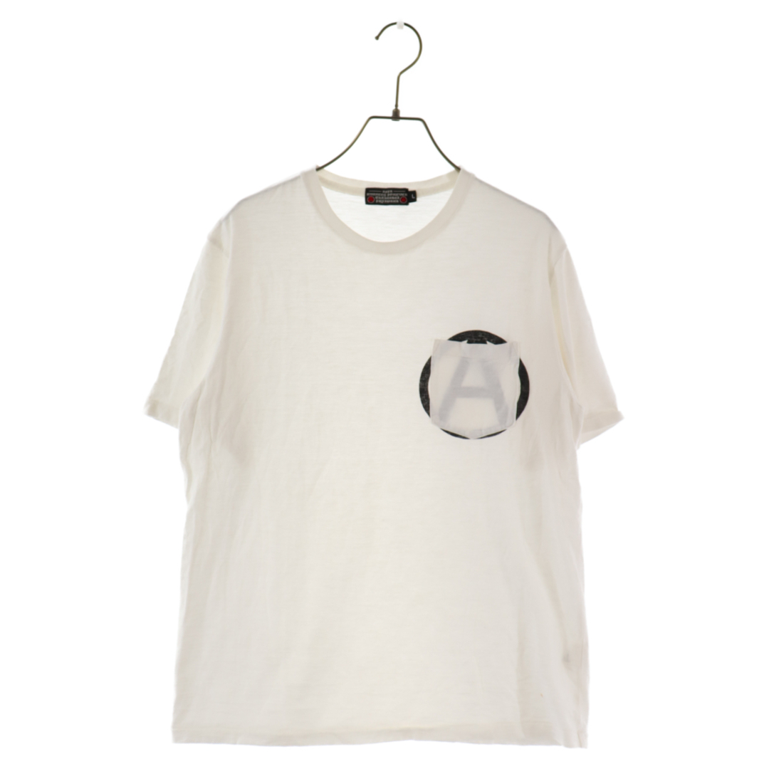 UNDERCOVER アンダーカバー AFFA ポケット サークルA 半袖Tシャツ AFM4801 ホワイト