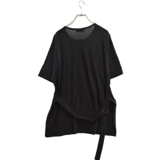 Yohji Yamamoto POUR HOMME ヨウジヤマモト プールオム 13SS CORMA PLAIN STITCH ZIP  FASTENER TEE プレーンステッチファスナー付き半袖Tシャツ ブラック HX-T18-080