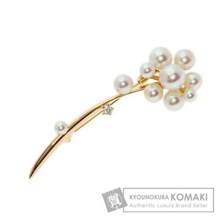 TASAKI - TASAKI アコヤパール 真珠 ダイヤモンド ブローチ K18PG