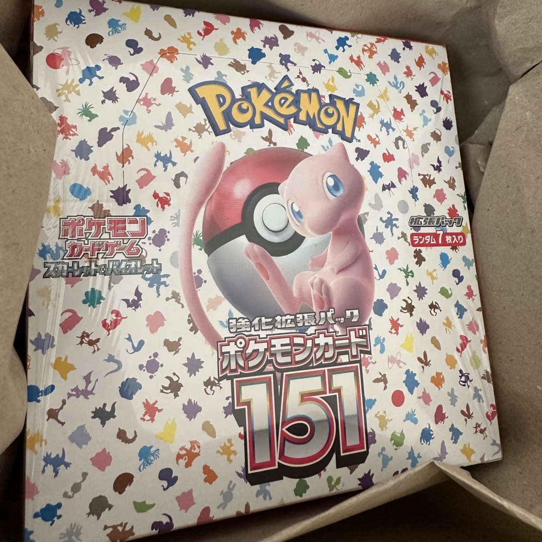 ポケモンカードゲーム　ポケモンカード151　シュリンク付　新品未開封BOX