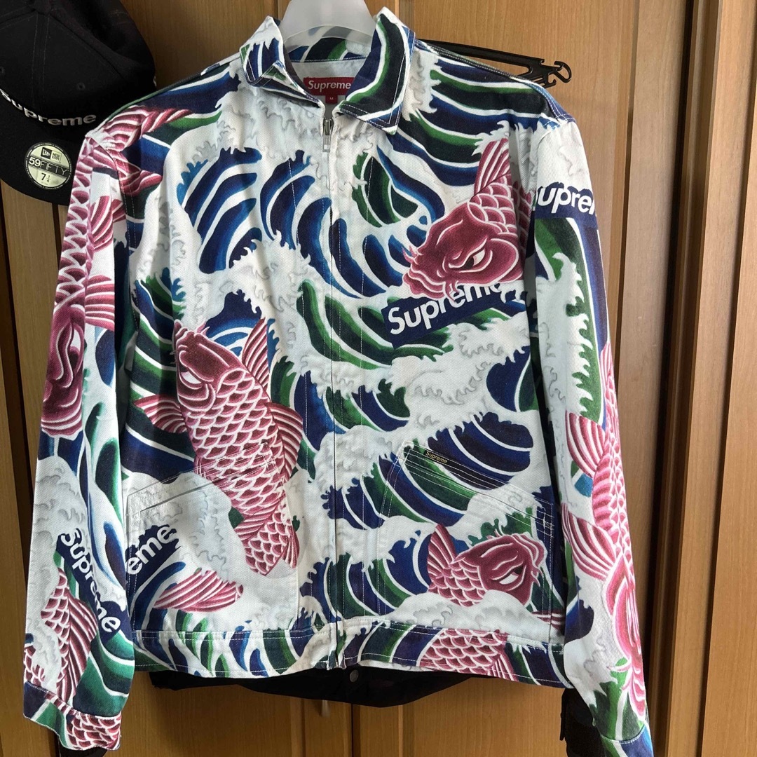 シュプリーム　鯉　Waves Work Jacket