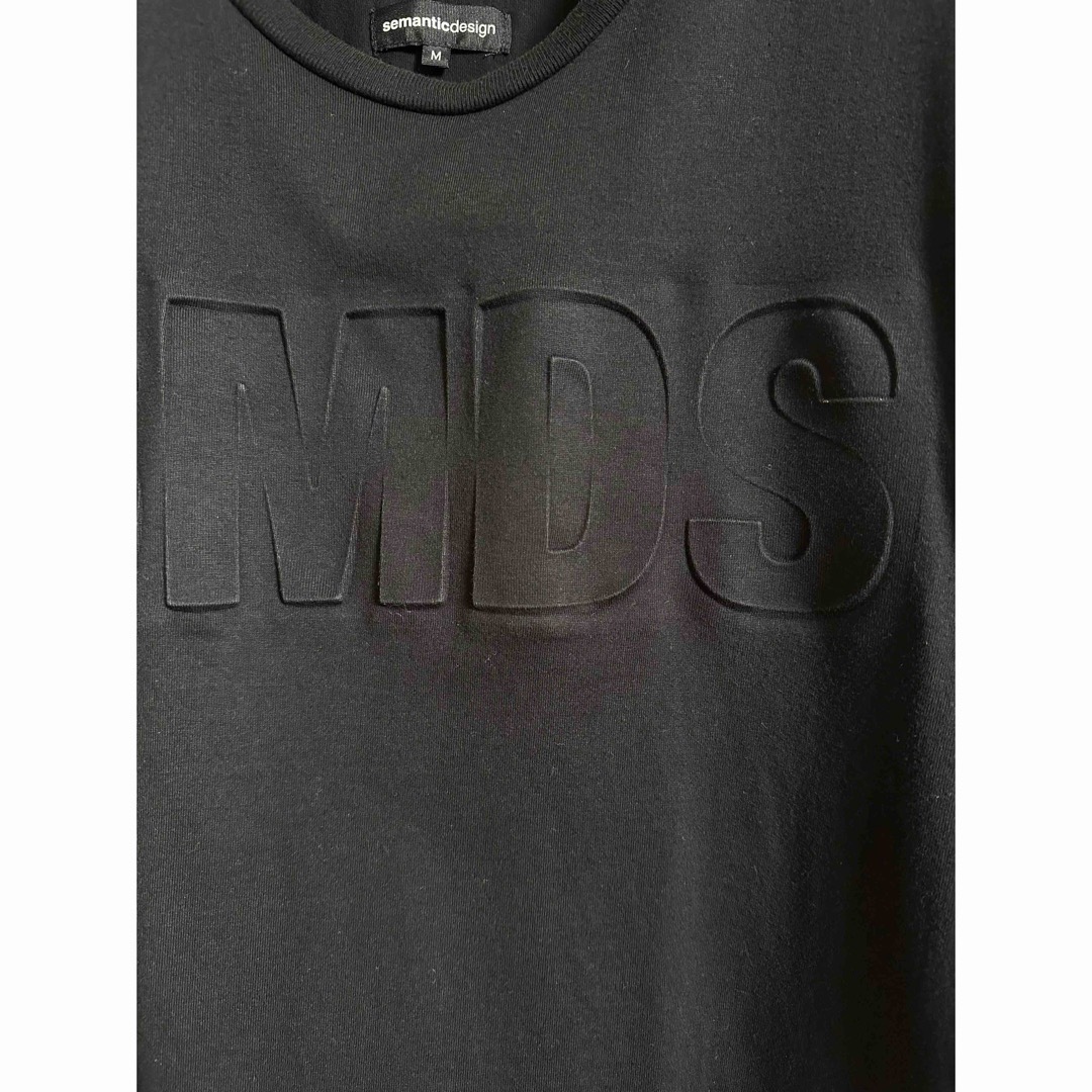 semantic design(セマンティックデザイン)の1846 semantic design フロント　立体ロゴ　半袖Tシャツ　M メンズのトップス(Tシャツ/カットソー(半袖/袖なし))の商品写真