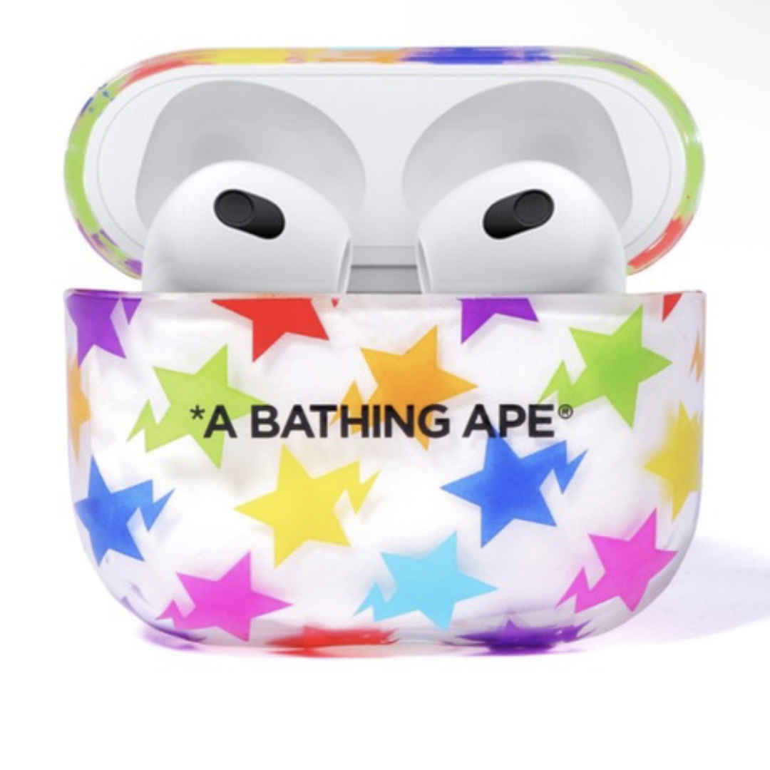 A BATHING APE(アベイシングエイプ)のAirPods ケース　A BATHING APE スマホ/家電/カメラのスマホアクセサリー(iPhoneケース)の商品写真