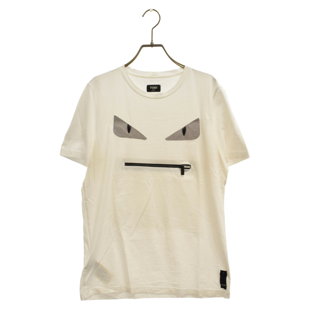 FENDI - FENDI フェンディ バッグバグズ ジップ半袖Tシャツ カットソー
