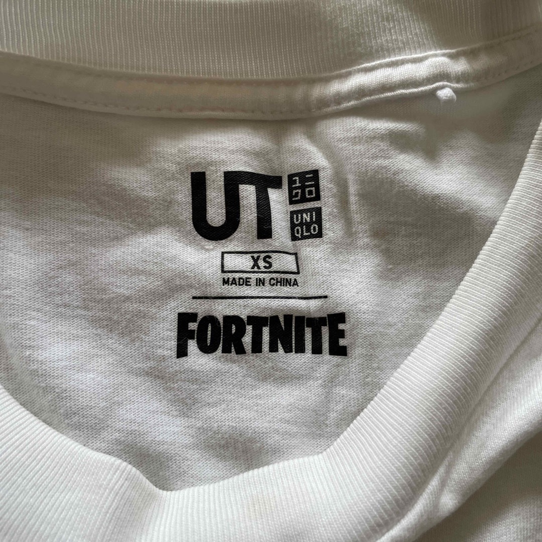 UNIQLO(ユニクロ)のFORTNITE  Tシャツ　白　XS メンズのトップス(Tシャツ/カットソー(半袖/袖なし))の商品写真