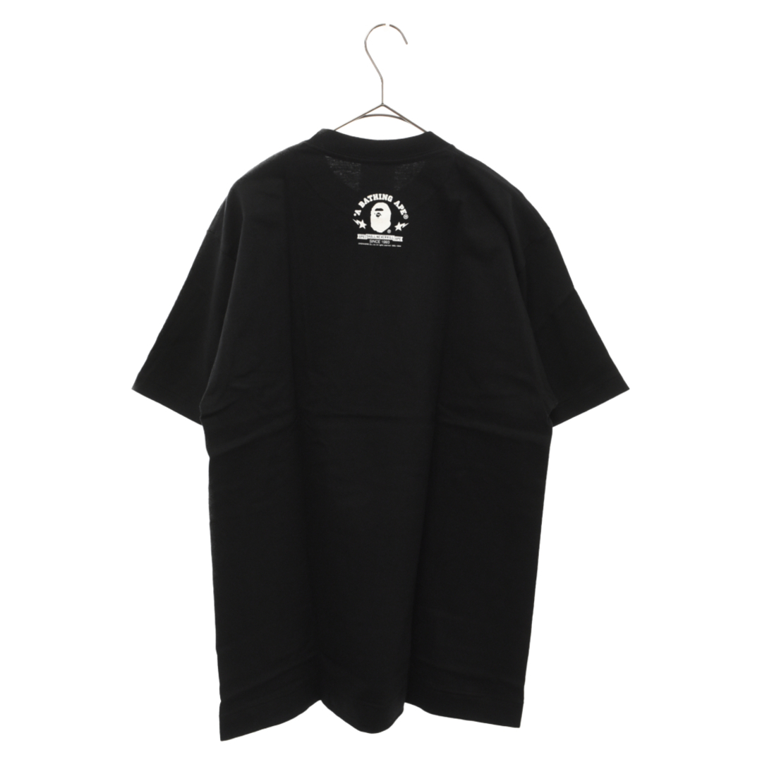 A BATHING APE アベイシングエイプ Ape Head Flower Tee エイプヘッド フラワー クルーネック半袖Tシャツ ブラック