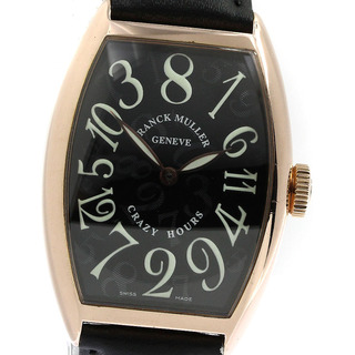 フランクミュラー(FRANCK MULLER)のフランクミュラー FRANCK MULLER 5850CH トノー カーベックス クレイジーアワーズ K18PG 自動巻き メンズ _767208(腕時計(アナログ))