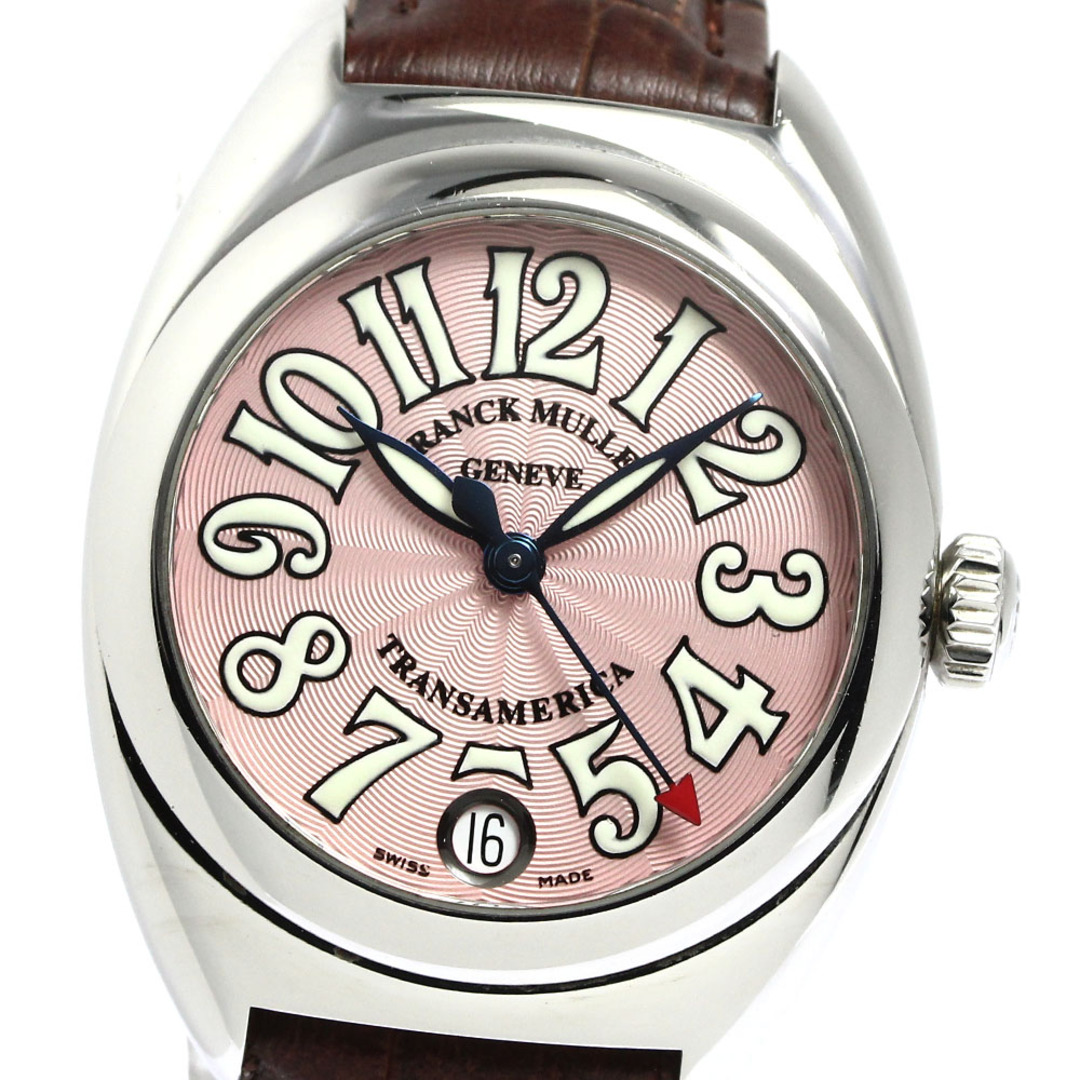 FRANCK MULLER(フランクミュラー)のフランクミュラー FRANCK MULLER 2000L トランスアメリカ デイト オートクォーツ レディース _767198 レディースのファッション小物(腕時計)の商品写真