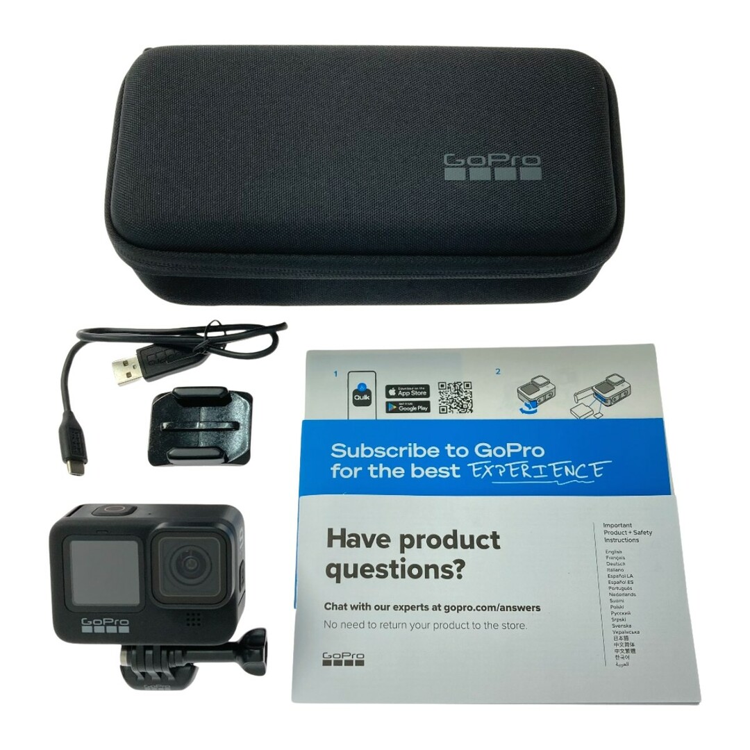 GoPro - GOPRO ゴープロ アクションカメラ GOPRO HERO 9 ケース付きの