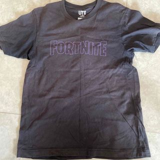 ユニクロ(UNIQLO)のFORTNITE  Tシャツ　XS  黒(Tシャツ/カットソー(半袖/袖なし))