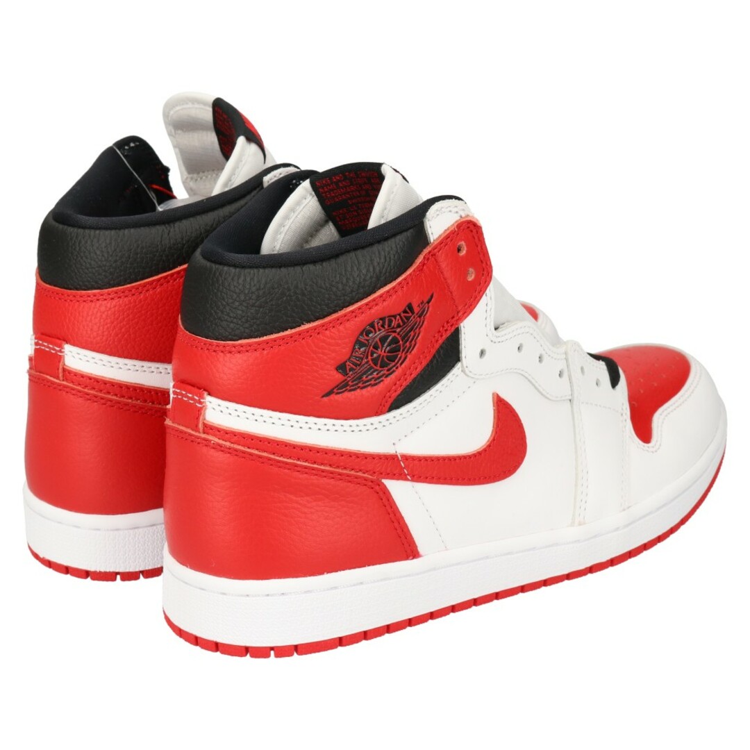 NIKE ナイキ AIR JORDAN 1 RETRO HIGH OG HERITAGE 555088-161 エアジョーダン1 レトロ ハイ ヘリテージ ハイカットスニーカー US9.5/27.5cm ホワイト/レッド 3