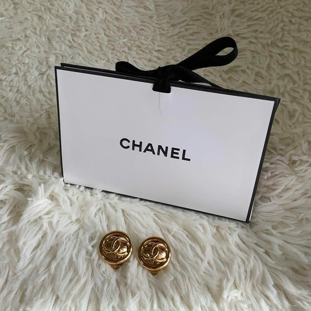 極美品✨　シャネル　CHANEL イヤリング　ココマーク　ヴィンテージ　93P