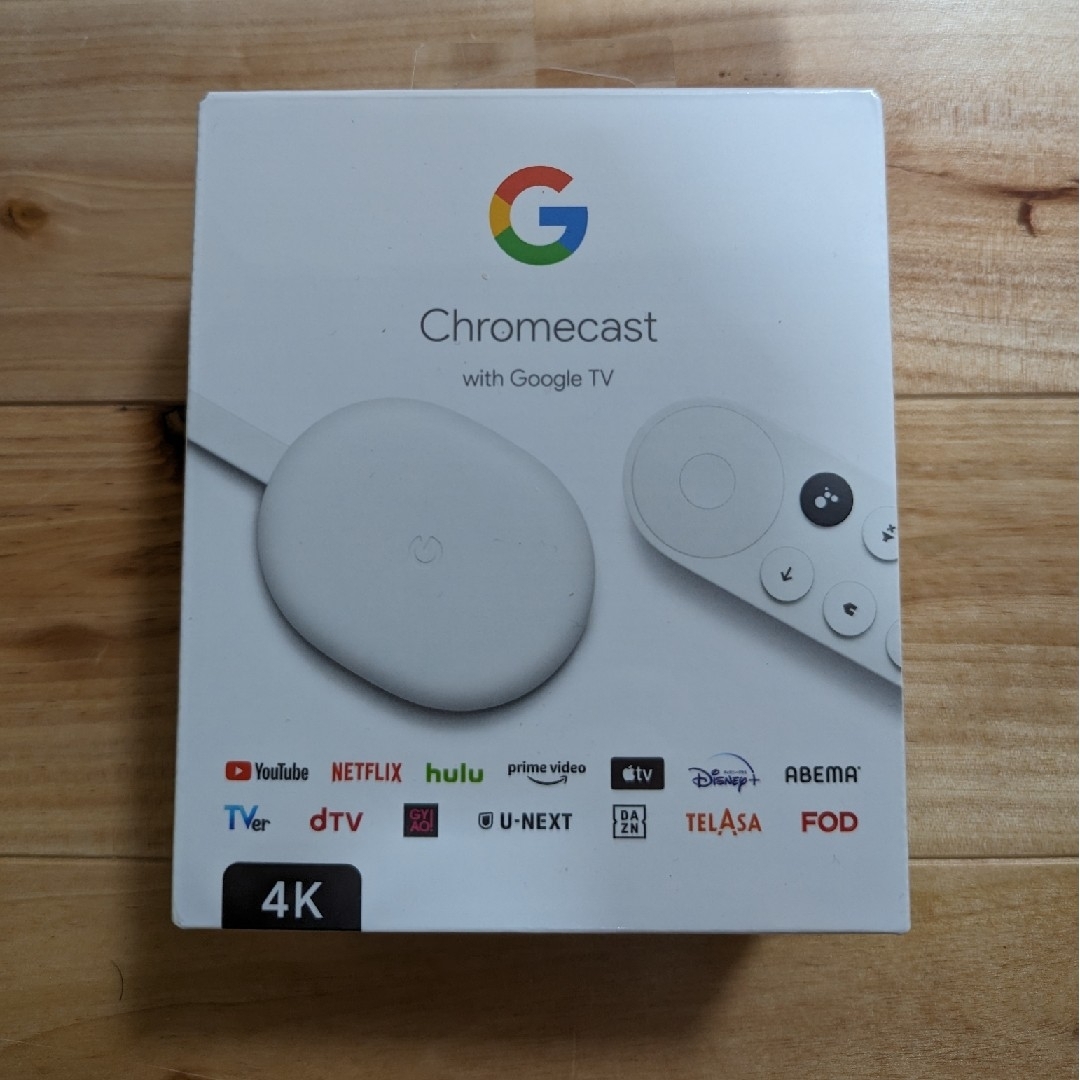 Google(グーグル)のChromecast with Google TV 4K スマホ/家電/カメラのテレビ/映像機器(映像用ケーブル)の商品写真