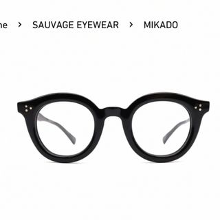 モスコット(MOSCOT)のSAUVAGE サバージュサングラスMIKADO-BLACK (サングラス/メガネ)