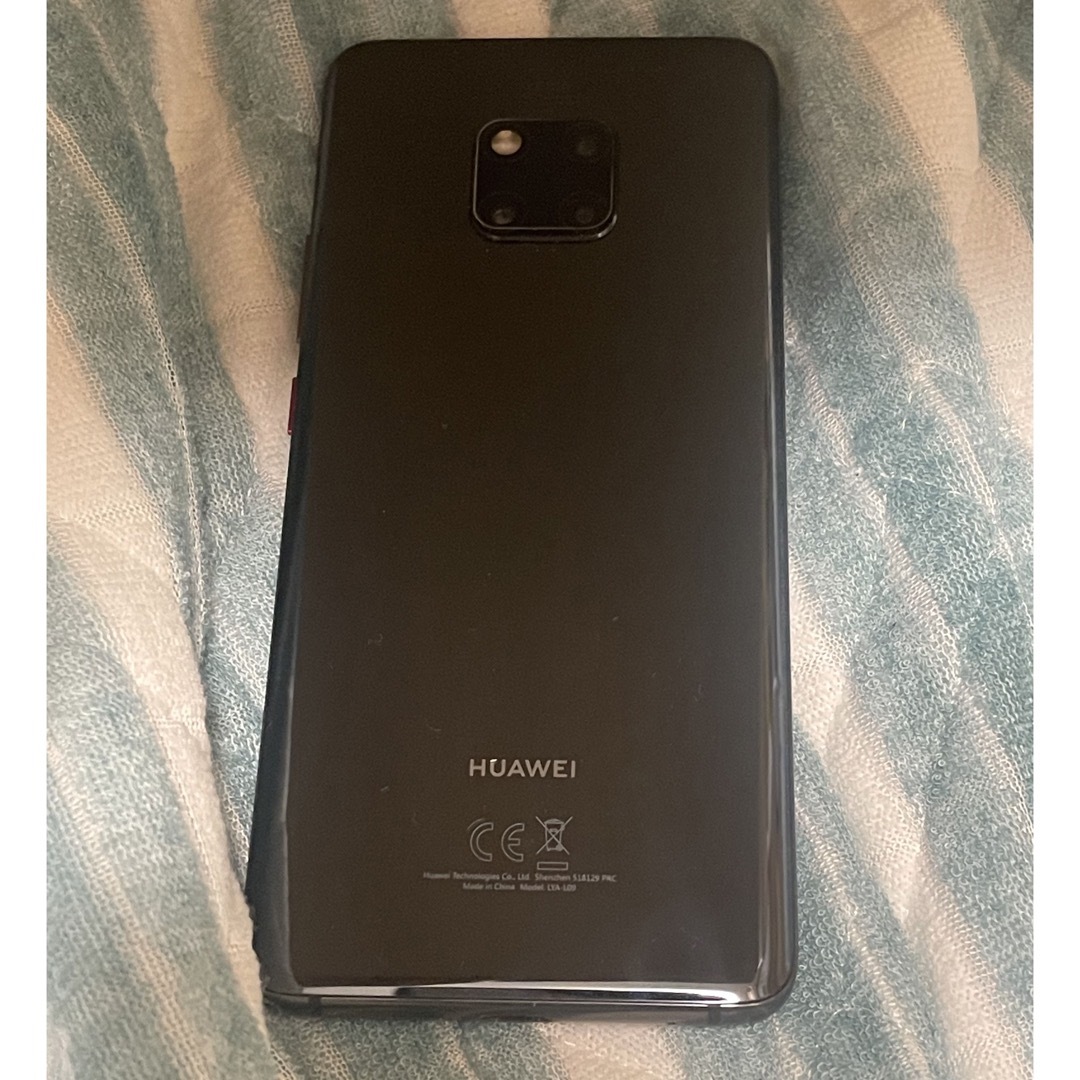 HUAWEI(ファーウェイ)のHUAWEI Mate 20 Pro ブラック スマホ/家電/カメラのスマートフォン/携帯電話(スマートフォン本体)の商品写真